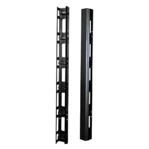 Organizador vertical metálico con tapa de 42U