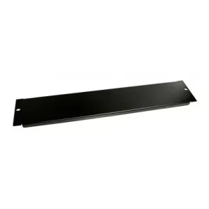 Tapa ciega para rack, color negro 1RU