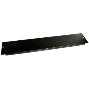 Tapa ciega para rack, color negro 2RU