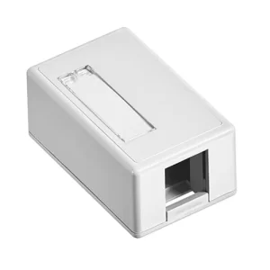 ROSETA DE MONTAJE UNIVERSAL PARA DATOS, 1 PUERTO, COLOR BLANCO