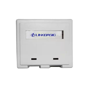 ROSETA DE MONTAJE UNIVERSAL PARA DATOS, 2 PUERTOS, COLOR BLANCO