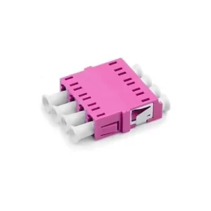 Acoplador FO LC Quad MultimodO OM4 EV