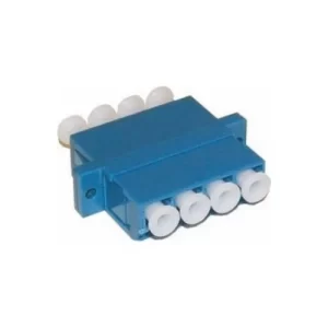 Acoplador LC Cuadruplex FO Monomodo Azul