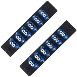Panel FO LGX para 6 acopladores SC Duplex o 6 LC Quad (Para
