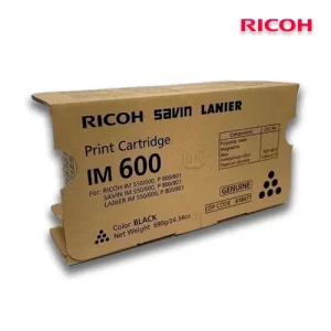 TONER NEGRO IM 600 ORIGINAL DE ALTA CAPACIDAD PARA IMPRESORAS RICOH IM 550F / IM 600SRF / P800 / P801 DE 25.500 PAGINAS