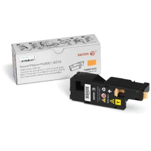 TONER YELLOW ORIGINAL PARA IMPRESORAS XEROX PHASER 6000 / 6010 WORKCENTRE 6015 DE 1.000 PAGINAS