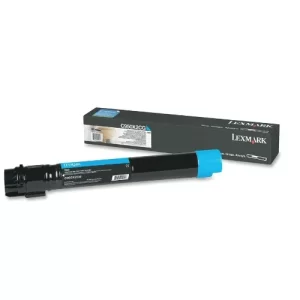 TONER CYAN ORIGINAL PARA IMPRESORAS LEXMARK C / X950 / X952 / X954 DE 22.000 PAGINAS