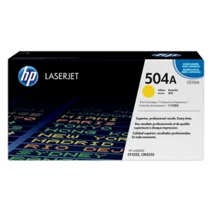 TONER YELLOW 504A ORIGINAL PARA IMPRESORA HP  LASERJET CP3525 / CM3530 MFP DE 7.000 PAGINAS
