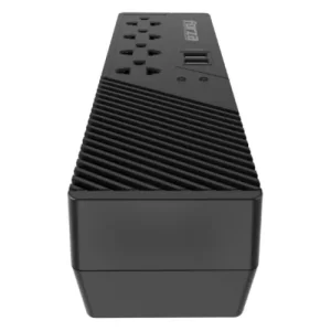 REGULADOR DE VOLTAJE 1000VA/500W, 4 TOMAS UNIVERSALES, 2 PUERTOS USB