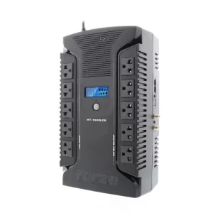 UPS INTERACTIVO 1000VA/600W, 10 SALIDAS, COAXIAL, USB