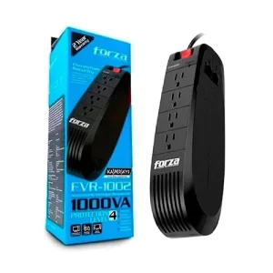 ESTABILIZADOR DE VOLTAJE 1000VA/ 500W - 4 TOMAS 12U X CAJA