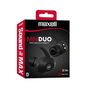 AURICULAR INALAMBRICO MINI DUO NEGRO