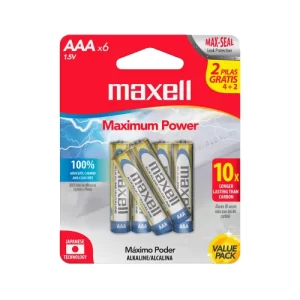 LR03 BATERIAS ALCALINAS AAA PACK 4+2UND