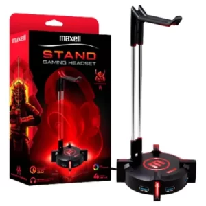 SOPORTE DE AUDIFONOS CON HUB USB