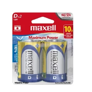 LR20 BATERIAS ALCALINAS TIPO D PACK 2UND