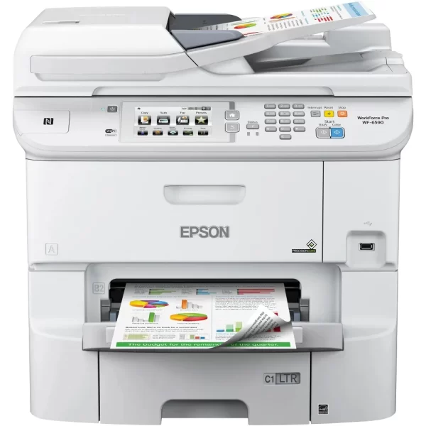 EPSON MULTIFUNCION WORKFORCE PRO WF-6590, IMPRESORA, SCANNER, COPIADORA, FAX, DUPLEX (Oficio)