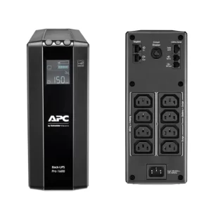 Back UPS Pro BR 1600VA, 8 Outlets, AVR, LCD Interface