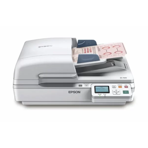 SCANNER EPSON WORK FORCE DS-7500, ADF, 40 PPM, 80 IPM, TAMAÑO A4, USB