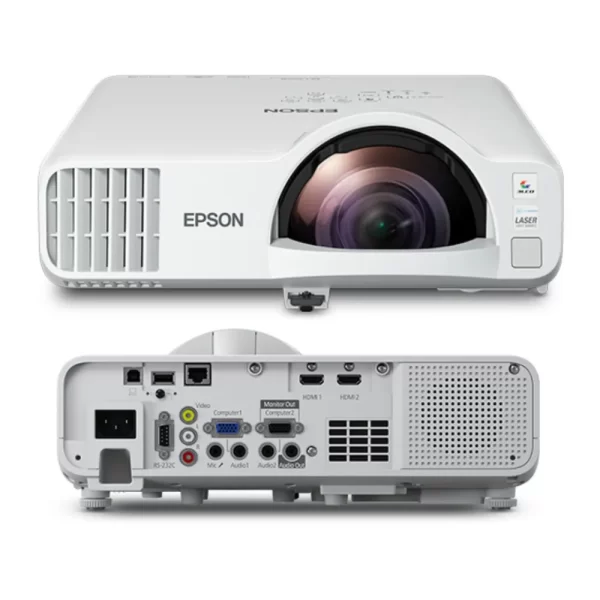 PROYECTOR EPSON LASER POWERLITE L200SW, TIRO CORTO, 3800LUM, WXGA, HDMI, WIRELESS