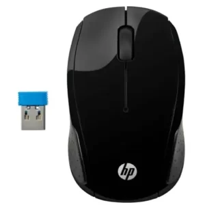MOUSE HP 200, WIRELESS, NEGRO, 2.4 GHz; 2 BATERIAS AAA