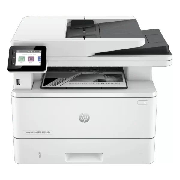 HP LaserJet Pro MFP 4103fdw Printer, 220v, IMPRIME, COPIA, ESCANEA, FAX