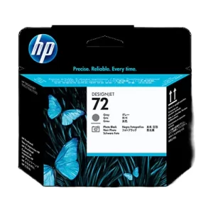CABEZAL HP NEGRO FOTOGRÁFICO Y GRIS P/PLOTER T610,T620,T770, T790, SERIE T1100
CABEZAL HP 72 NEGRO FOTOGRÁFICO Y GRIS
