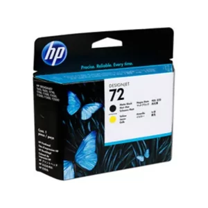 CABEZAL HP NEGRO MATE Y AMARILLO P/PLOTER T610,T620,T770, SERIE T1100
CABEZAL HP NEGRO MATE Y AMARILLO 72