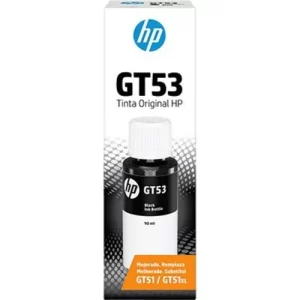 BOTELLA DE TINTA HP COLOR BLACK GT53 PARA HP GT 5810/5820, INK TANK 315/415, SMART TANK 500/515/530