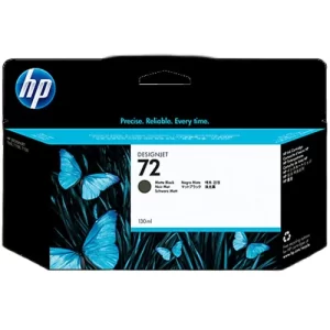 CARTRIDGE HP NEGRO MATE 72 PARA DSJ T610, T770, T1100, T1200, T1300, T2300, T790, T795HP 72 NEGRO MATE INKJET PRINT CARTRIDGE