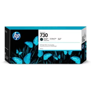 Cartucho HP 730 Matte Black P/DesignJet HP T1700 de 300 ml