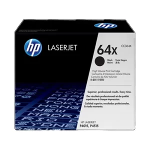 HP LASERJET 24K BLACK TONER CARTRIDGE
COMPATIBLE PARA LASERJET P4015 y P4515 (24.000 páginas aproximadamente)