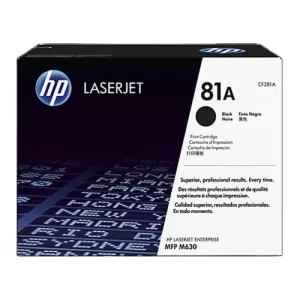 TONER HP NEGRO 81A P/LASERJET ENTERPRISE MFP M630z, MFP M630f,  MFP M630h, LJ M604/M605/M606 Series