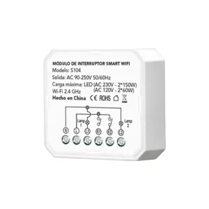 MINI RELÉ SMART WIFI 2 GANG
