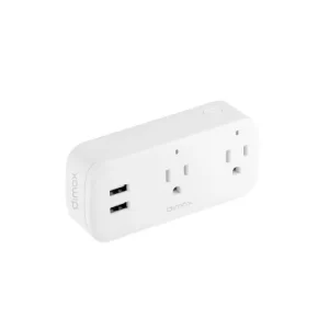 ENCHUFE INTELIGENTE DE 2 TOMAS + 2 USB