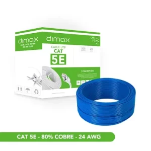 CABLE UTP CAT 5E 305M 80%COBRE