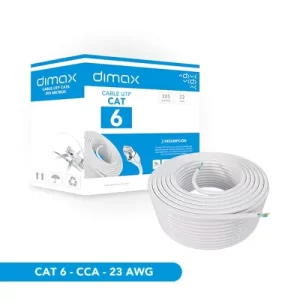 CABLE UTP CAT6 (ALEACION)BLANCO *305M