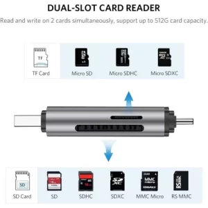 LECTOR DE TARJETAS USB PORTATIL