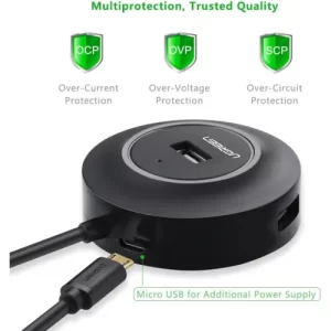HUB USB 2.0 DE 4 PUERTOS