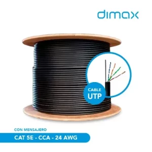 CABLE UTP CAT 5E (ALEACION)*EXTERIORES C