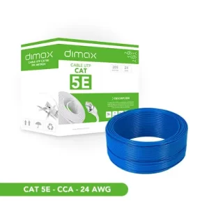 CABLE UTP CAT 5E (ALEACION)*COLOR AZUL