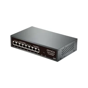 SWITCH DE 6 PUERTOS POE + 2 UP LINK