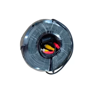 PATCH CORD BNC+DC *40 METROS *NEGRO