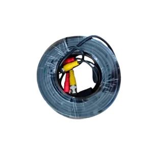 PATCH CORD BNC+DC *20 METROS *NEGRO