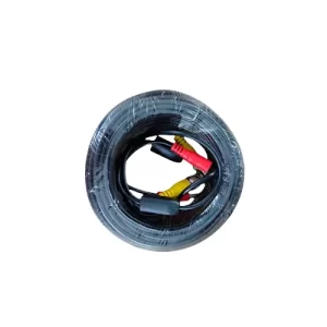PATCH CORD BNC+DC *10 METROS *NEGRO