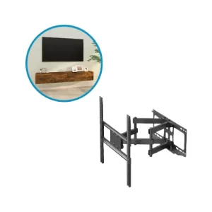 SOPORTE DE TV BRAZO DOBLE DE 26" A 70"