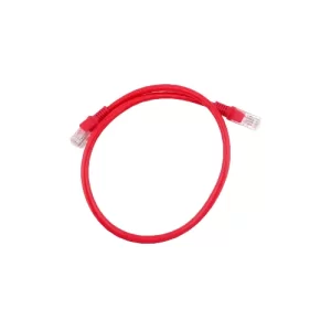 PATCH CORD CAT 6* 0.5 METROS COLOR ROJO*