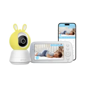 MONITOR DE BEBÉ CON CÁMARA 4MP 360º