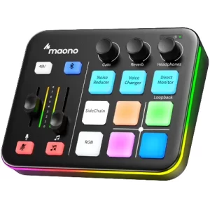 MEZCLADOR DE AUDIO PARA STREAMING GAMER