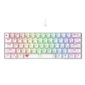 TECLADO MECANICO RGB TRANSPARENTE
