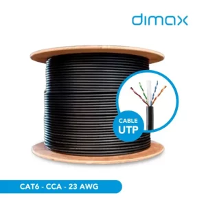 CABLE UTP CAT6 CCA EXT*305 METROS*